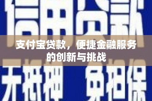 白山支付宝贷款，便捷金融服务的创新与挑战