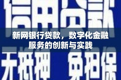 白山新网银行贷款，数字化金融服务的创新与实践
