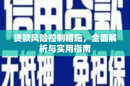 白山贷款风险控制措施，全面解析与实用指南