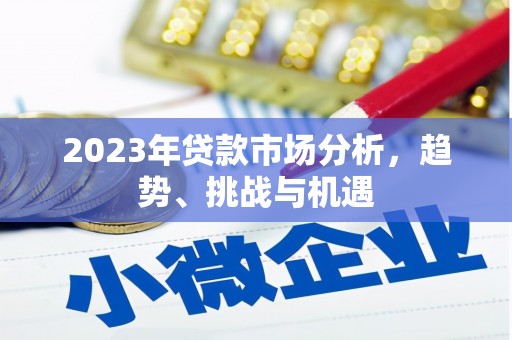 白山2023年贷款市场分析，趋势、挑战与机遇
