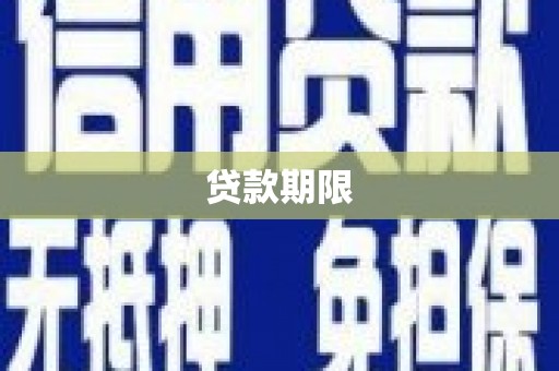 白山贷款期限