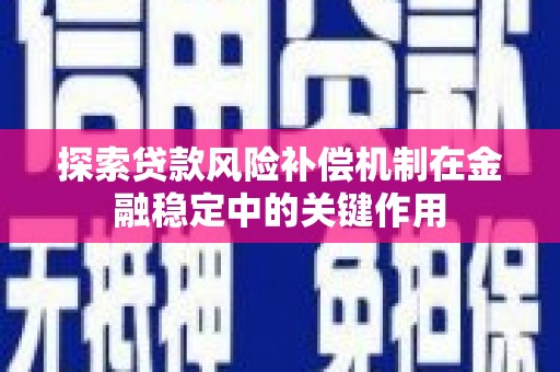 白山探索贷款风险补偿机制在金融稳定中的关键作用