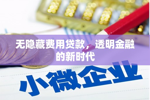 白山无隐藏费用贷款，透明金融的新时代