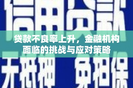 白山贷款不良率上升，金融机构面临的挑战与应对策略
