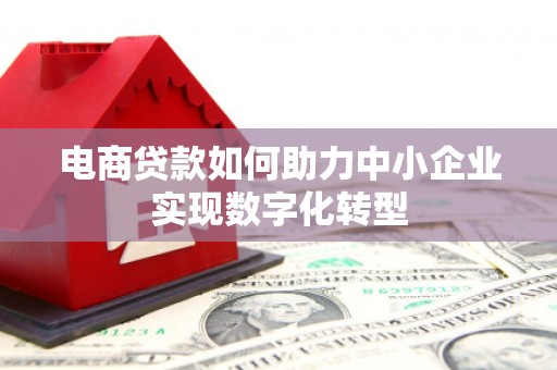 白山电商贷款如何助力中小企业实现数字化转型