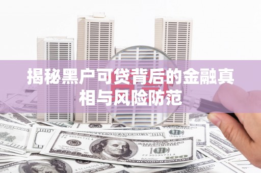 白山揭秘黑户可贷背后的金融真相与风险防范