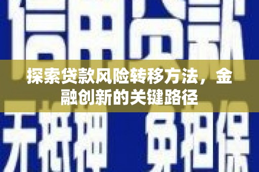 白山探索贷款风险转移方法，金融创新的关键路径