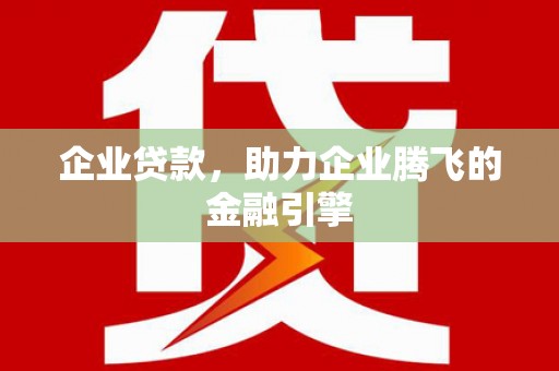白山企业贷款，助力企业腾飞的金融引擎