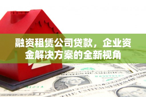 白山融资租赁公司贷款，企业资金解决方案的全新视角