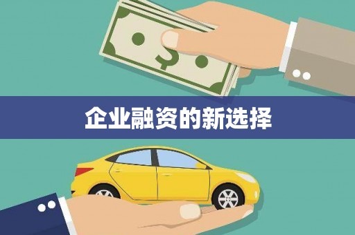 白山企业融资的新选择