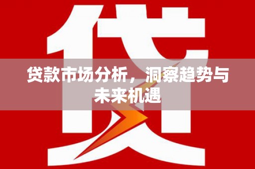 白山贷款市场分析，洞察趋势与未来机遇