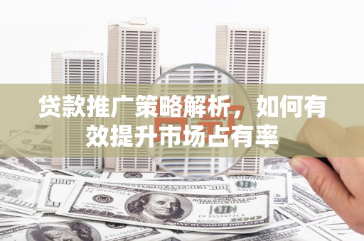 白山贷款推广策略解析，如何有效提升市场占有率