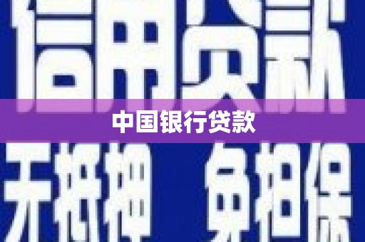 白山中国银行贷款