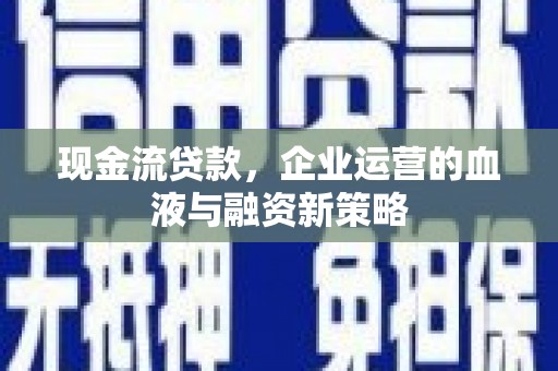 白山现金流贷款，企业运营的血液与融资新策略