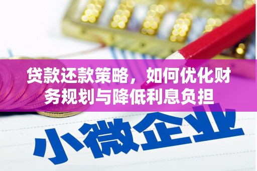 白山贷款还款策略，如何优化财务规划与降低利息负担