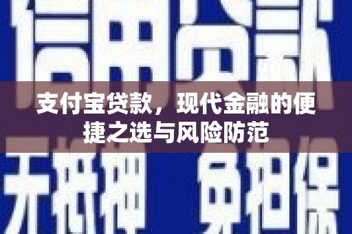 白山支付宝贷款，现代金融的便捷之选与风险防范