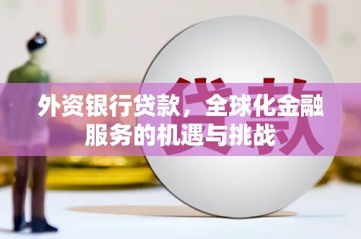 白山外资银行贷款，全球化金融服务的机遇与挑战