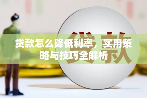 白山贷款怎么降低利率，实用策略与技巧全解析