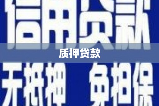 白山质押贷款