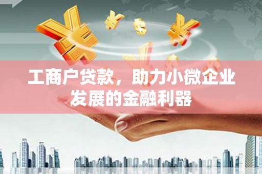 白山工商户贷款，助力小微企业发展的金融利器