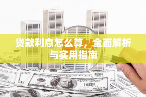 白山贷款利息怎么算，全面解析与实用指南