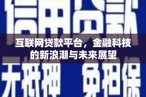 白山互联网贷款平台，金融科技的新浪潮与未来展望