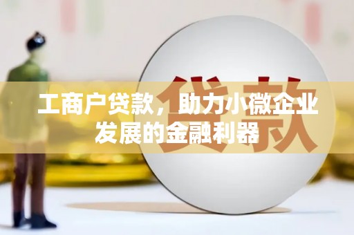 白山工商户贷款，助力小微企业发展的金融利器