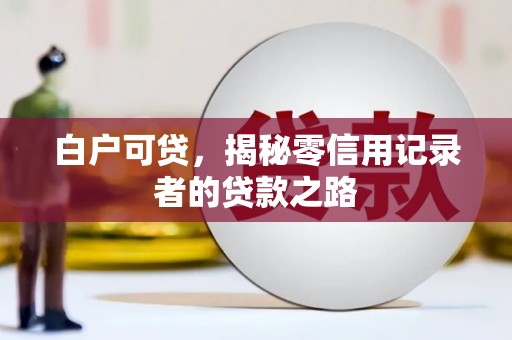 白山白户可贷，揭秘零信用记录者的贷款之路