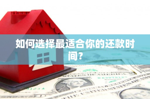 白山如何选择最适合你的还款时间？