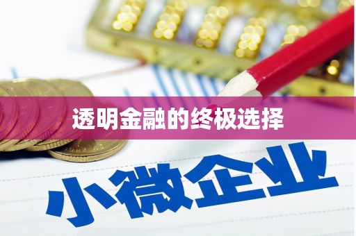 白山透明金融的终极选择